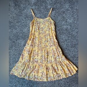 Old Navy Floral Tiered Swing Dress